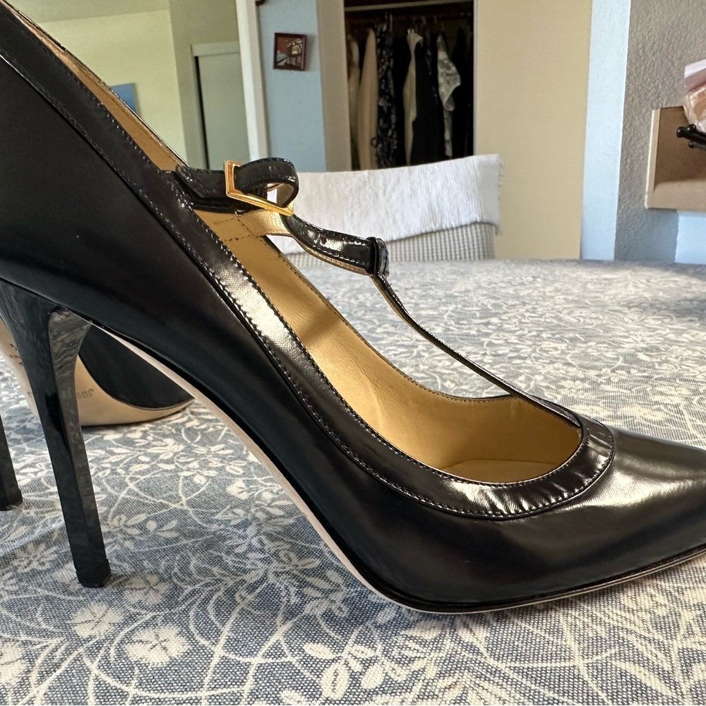 Jimmy Choo Black Patent Leather Heels